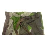 a camouflage shorts with a belt on a white background
