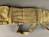 an image of a tan canvas bag on a table