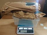 an image of a scale with a bag on top of it