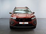 the front view of a red toyota rav parked in a showroom