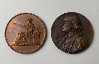 Lot de 2 médailles de Bronze - Numismatique des Présidents d…