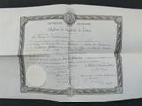 an old document with a picture of a man on it