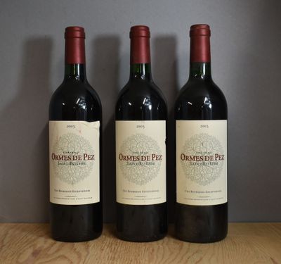 3 b. Château ORMES DE PEZ, Saint Estèphe, 2003 - Photo 1