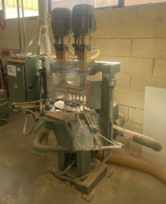 a machine that is sitting inside of a building