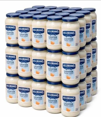 Lot d'environ 72 pots de mayonnaises light 465 gr DDM 31/01/…