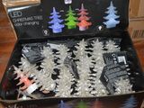 a box of christmas trees that are in the box