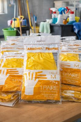 Lot de 40 paires de gants de ménage, emballés individuelleme…