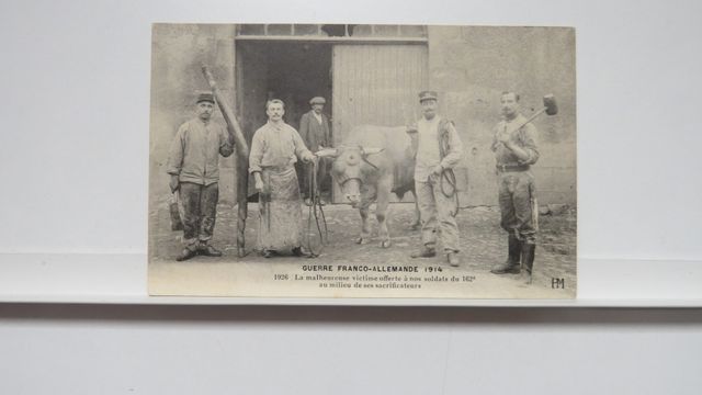 GFA : PM 1926 : Aubusson : Bœuf à l’abattoir. TBE.