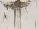 une image représentant le dessin d'une personne assise sur une table
