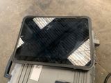 a piece of luggage sitting on top of a table