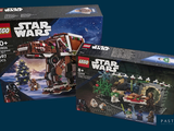 deux coffrets Lego Star Wars exposés dans leur boîte