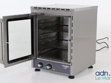 an image of a toaster oven with the door open