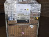 a cart with a bunch of boxes on top of it
