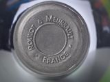 a close up of a bottle of wine with a label on it