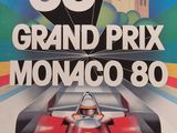 une image d'une affiche du Grand Prix de Monaco de 1980