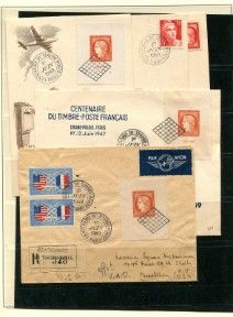 l'image d'une feuille de papier sur laquelle figurent des timbres