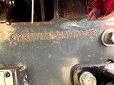 a close up of a machine that has a sign on it