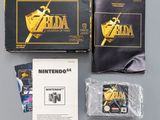 an image of the legend of zelda nintendo 64 game in its box