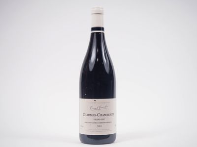 une bouteille de vin rouge sur fond blanc
