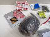 a lot of electronics that are sitting on a table