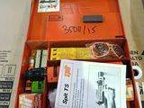 a box with a lot of items inside of it