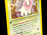 a pokemon card with a picture of a girl on it