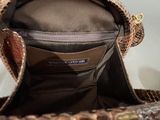 a purse that is sitting on top of a table
