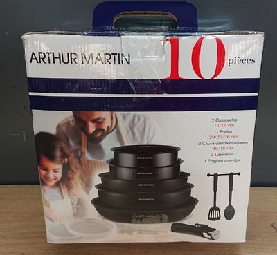 une boîte sur laquelle figure l'image d'un homme et d'un enfant