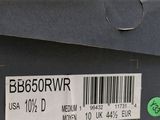 the back of a black box with a barcode on it