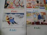 several children ' s books with pictures of different people on them