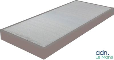 gros plan d'un matelas sur fond blanc