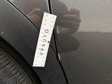 a sticker on the side of a car that says to stay