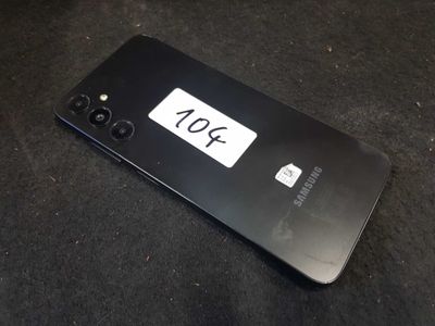the back of a black cell phone with the number forty on it