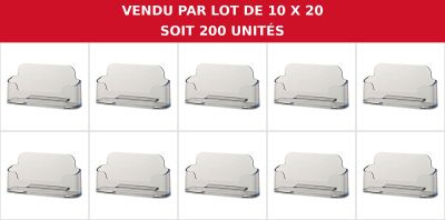 lot de 10 vendu plat lot de 10 x 20 sout 200 unites
