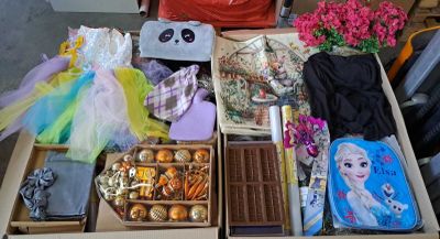 164 / 1 palette de 218 kg de mix (sac à dos, body, fle…