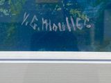 a picture of a window with writing on it
