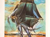une image représentant un tableau où l'on voit un homme tenant une grande voile