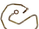 an image of a gold chain with a clasp on a white background