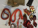 a lot of items that are laying out on a table