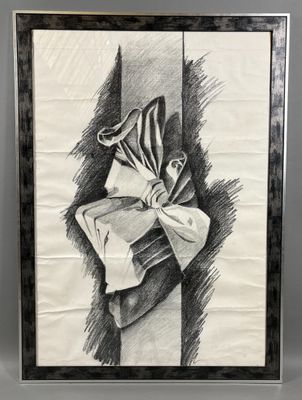 dessin au crayon représentant un homme portant un chapeau