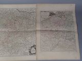 an old map of the city of london and the surrounding area