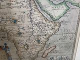 a picture of a picture of a map on the wall