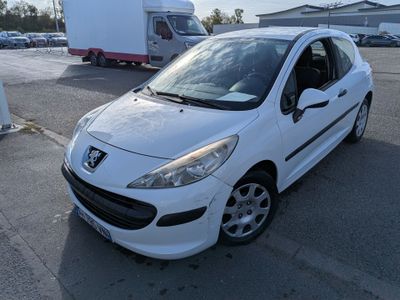 a picture of a small white car parked in a parking lot