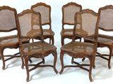 six antique cane back chairs with cane backs and cane backs