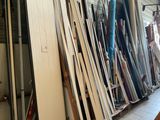 a lot of different types of doors in this room