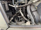 a close up view of the engine of a truck