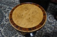 Jolie table d'appoint ronde de style Art déco - H : 62 cm - … (photo 2)