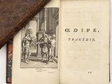 an old book with a picture of a group of people