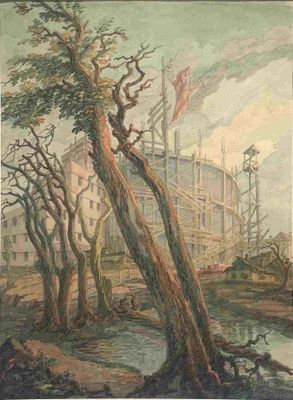 IVAN IVANOV (1894-1968) First candy factory. Kharkiv