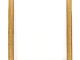 a gold frame on a white background with a white background